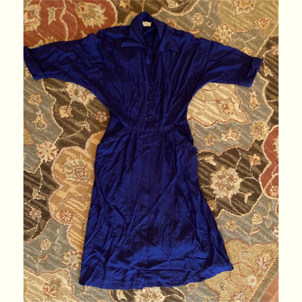 Vintage Venus navy blue dress